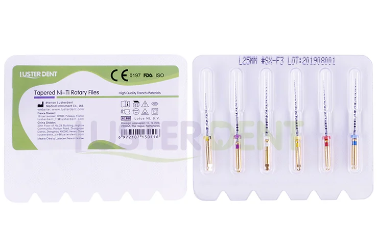 Tapered NiTi Rotary Files