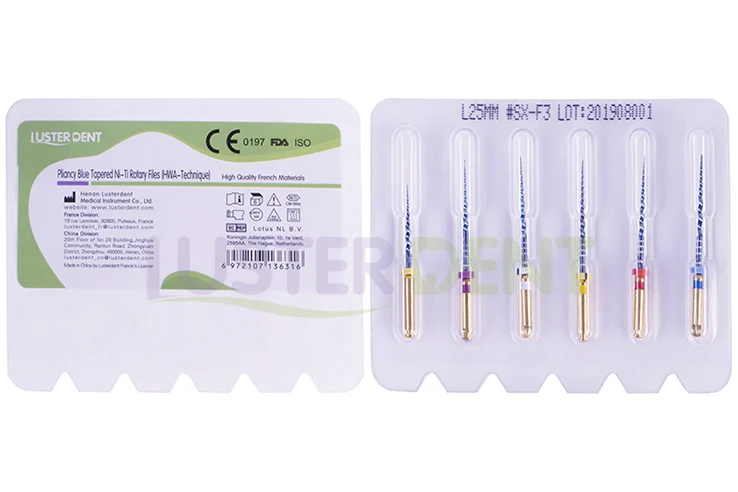 Pliancy Bule Tapered NiTi Rotary Files